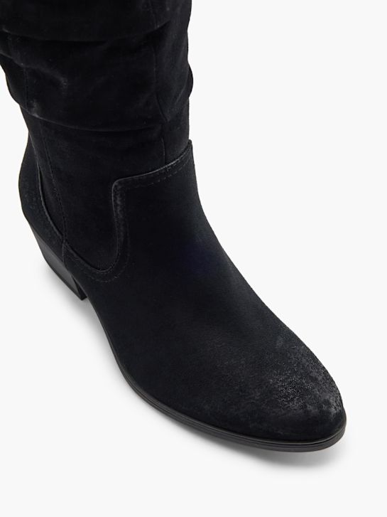 buty do kolan graceland w kolorze czarnym rico