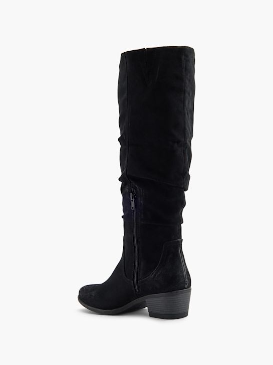 buty do kolan graceland w kolorze czarnym rico