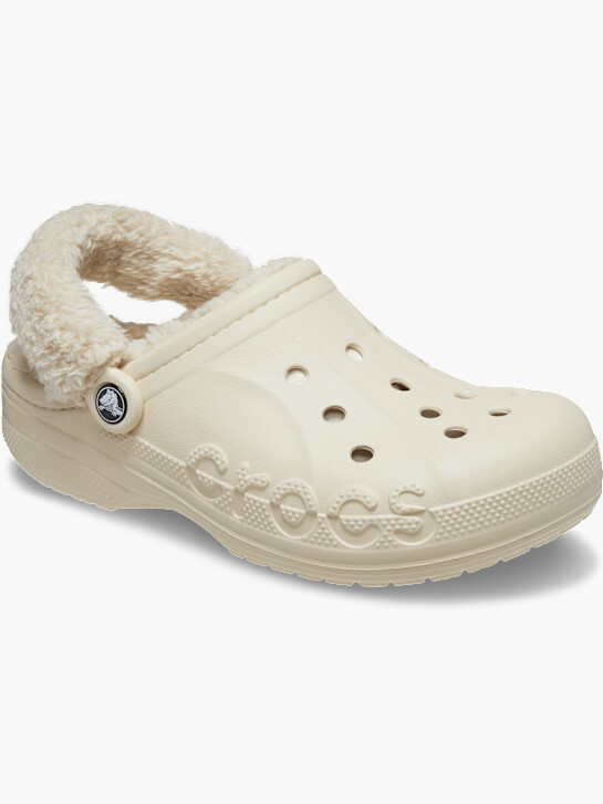 pasek z puchu crocs baya z podszewkĄ clog beżowy rico