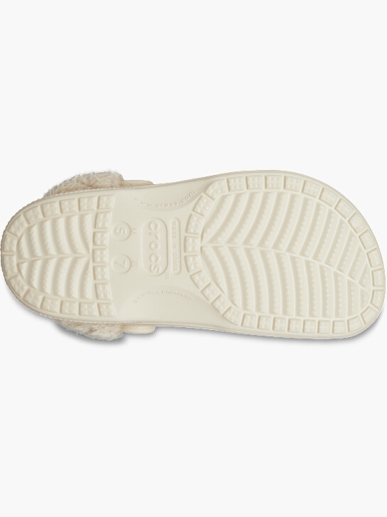 pasek z puchu crocs baya z podszewkĄ clog beżowy rico