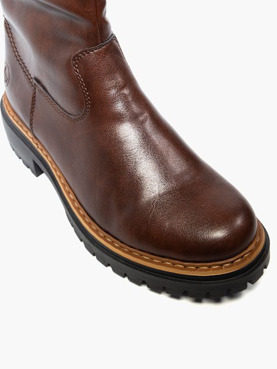 buty rieker do kolana kolor brązowy rico