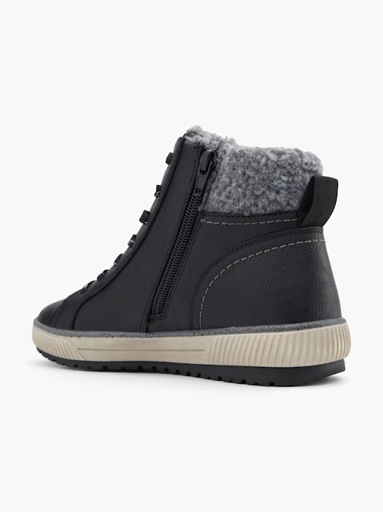 lekkie uliczne buty sznurowane czarny rico