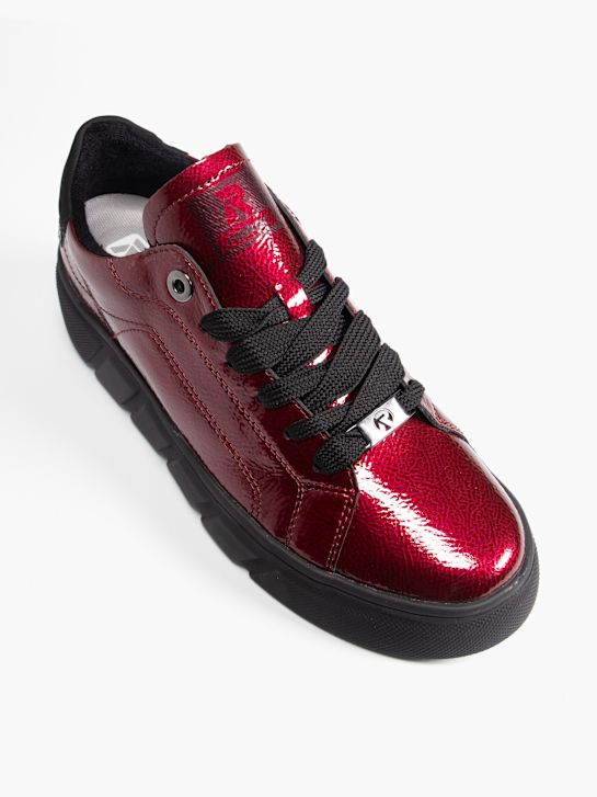 niskie buty rieker czerwony rico
