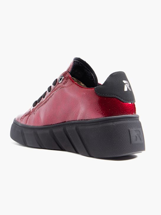 niskie buty rieker czerwony rico