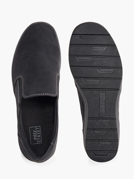 lekka ulica buty na niskim obcasie w kolorze czarnym rico