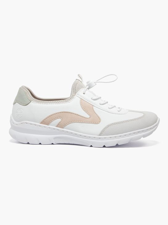 niskie buty rieker biały rico