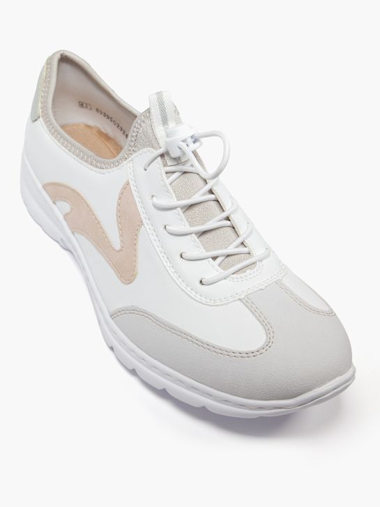niskie buty rieker biały rico