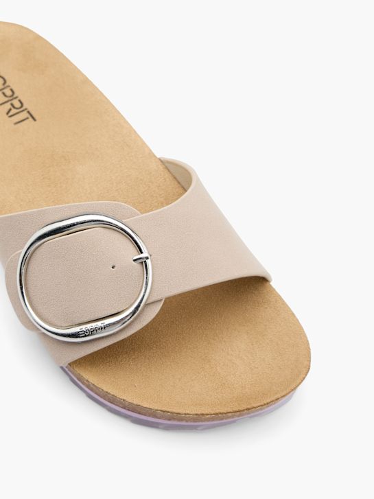 sandały esprit ze wkładkę beżowy rico