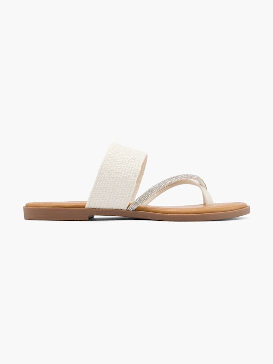 Грейслендский flip-flop białe ДЕЙХМАНН
