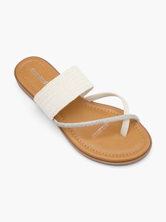 Грейслендский flip-flop białe ДЕЙХМАНН