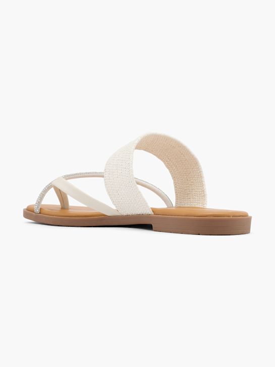 Грейслендский flip-flop białe ДЕЙХМАНН