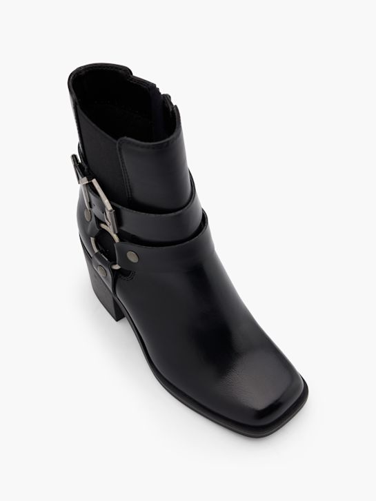 czarne buty chelsea na подиумном obcasie rico