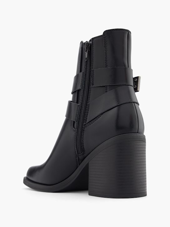 czarne buty chelsea na подиумном obcasie rico