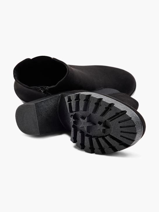buty chelsea na obcasie graceland w kolorze czarnym rico
