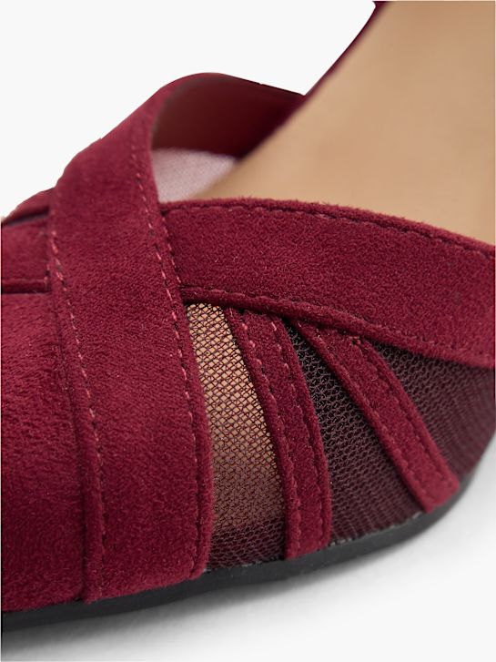 szpilki z paskami graceland bordeaux rico