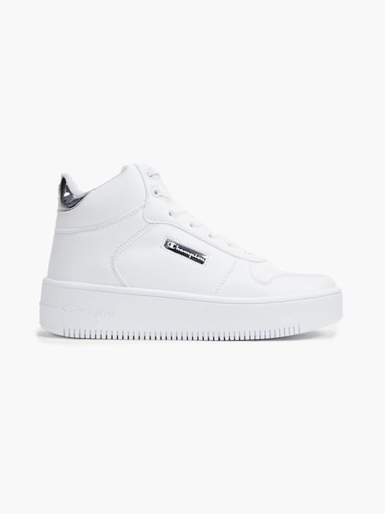 trener champion rd18 platform mid metal high top trainer biały rico