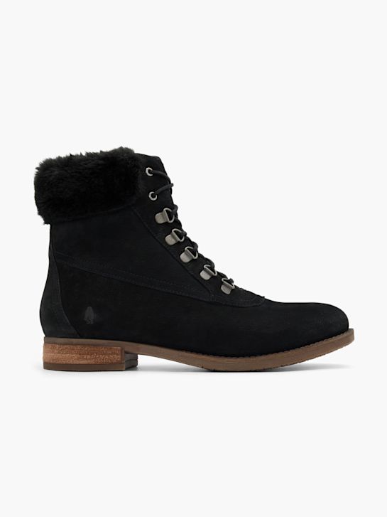 buty sznurowane hush puppies w kolorze czarnym rico
