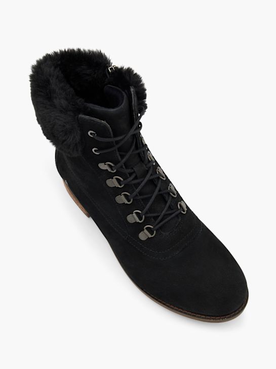 buty sznurowane hush puppies w kolorze czarnym rico