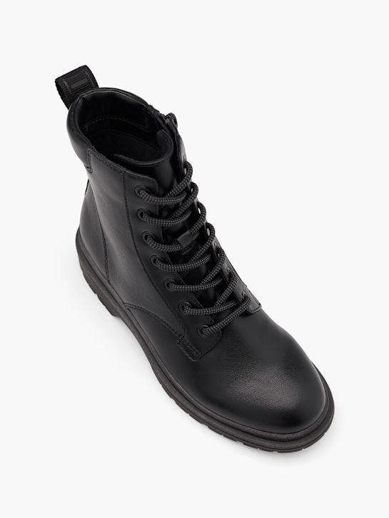 buty sznurowane graceland w kolorze czarnym rico