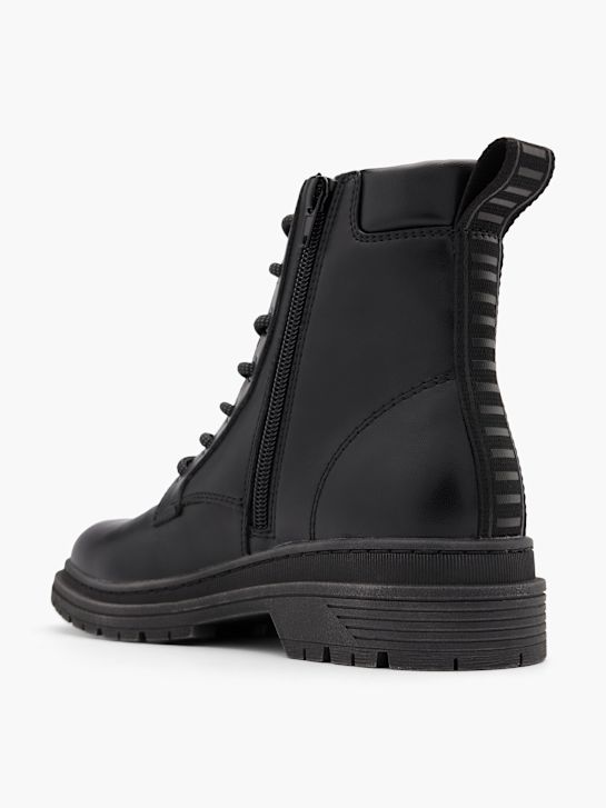 buty sznurowane graceland w kolorze czarnym rico