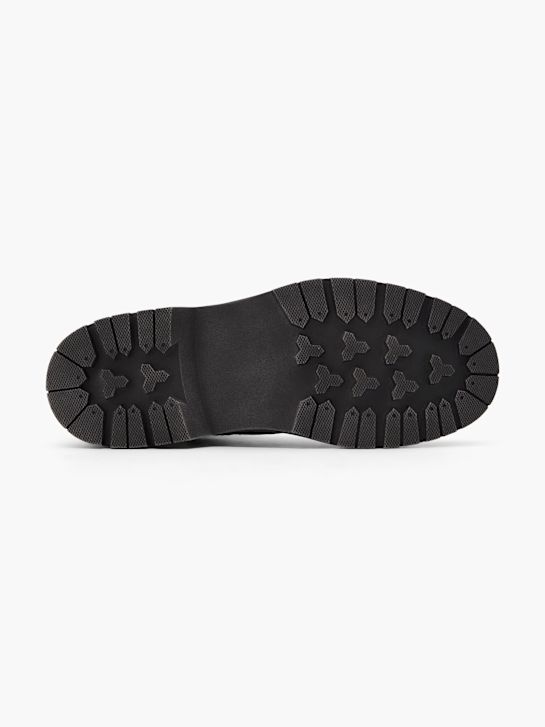 buty sznurowane graceland w kolorze czarnym rico