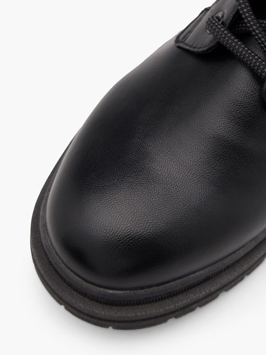 buty sznurowane graceland w kolorze czarnym rico