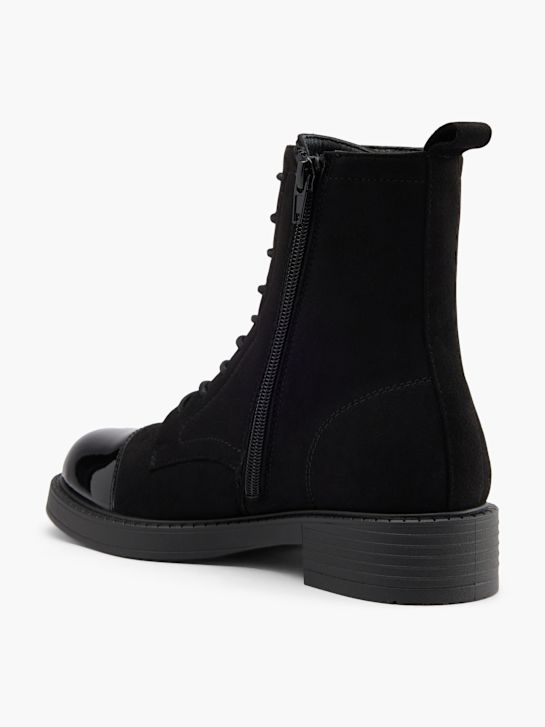 buty sznurowane graceland w kolorze czarnym rico