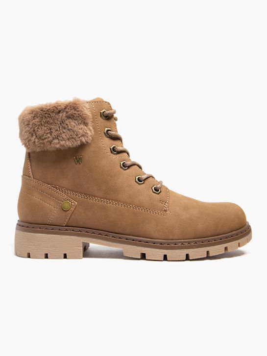 buty wrangler sznurowane brązowy rico