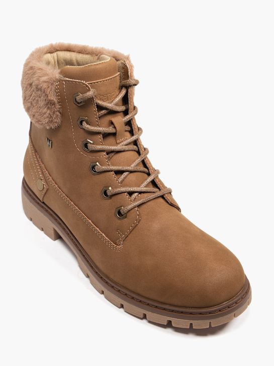 buty wrangler sznurowane brązowy rico