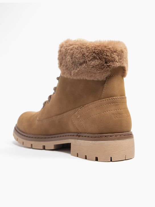 buty wrangler sznurowane brązowy rico