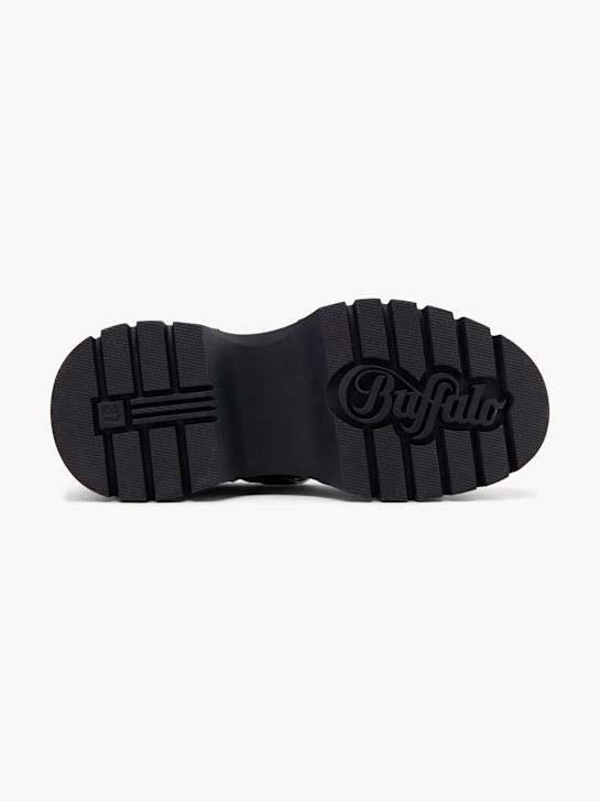 mokasyny buffalo w kolorze czarnym rico