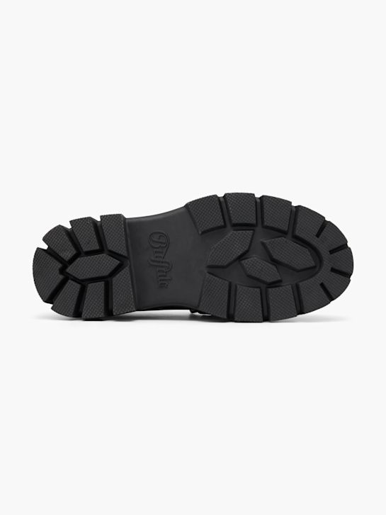 mokasyny buffalo w kolorze czarnym rico
