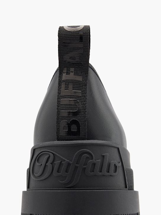 mokasyny buffalo w kolorze czarnym rico