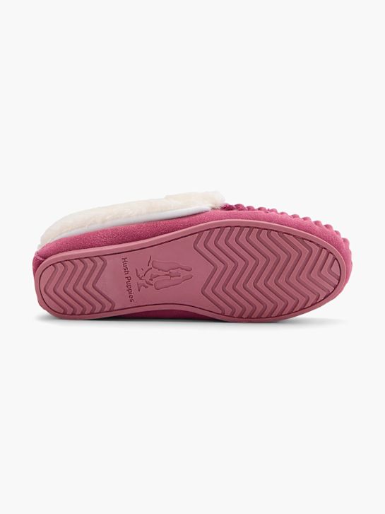 pluszowe kapcie hush puppies różowy rico