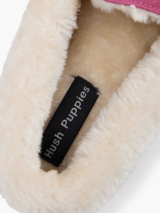 pluszowe kapcie hush puppies różowy rico