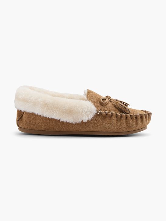 pluszowe kapcie hush puppies beżowy rico