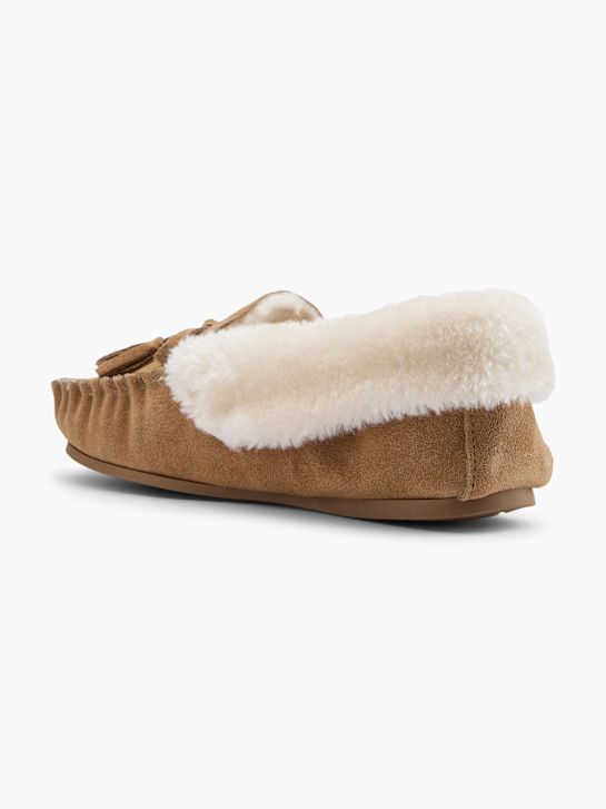 pluszowe kapcie hush puppies beżowy rico