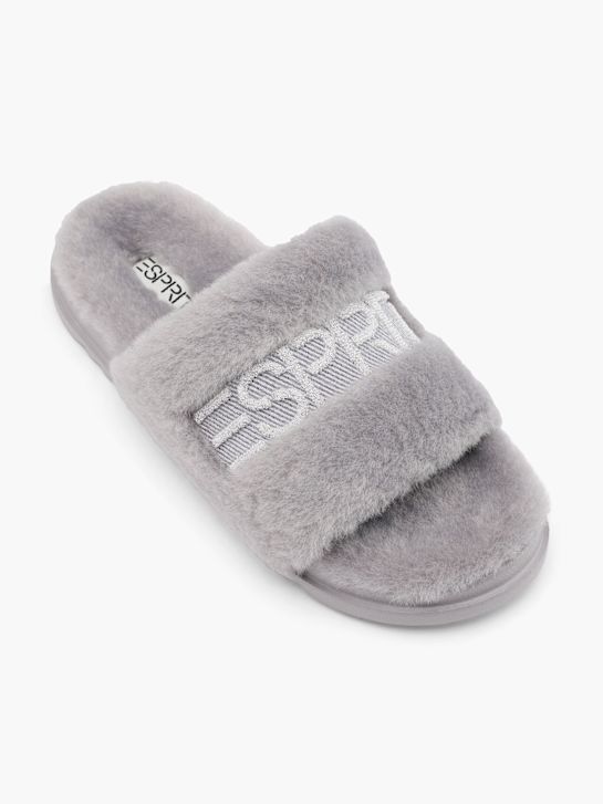 pluszowe kapcie esprit w kolorze szarym rico