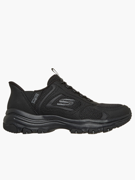 buty do biegania skechers swift fit i-conik slip-on trainer czarne rico