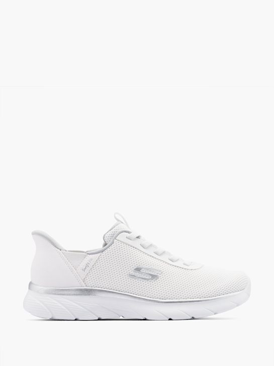 buty do biegania skechers swift fit sole provider slip-on trainer biały rico
