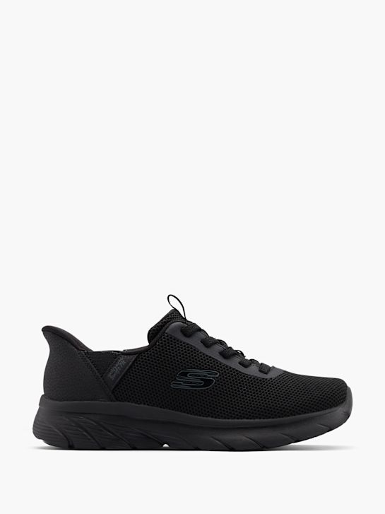 buty do biegania skechers swift fit sole provider slip-on trainer czarny rico