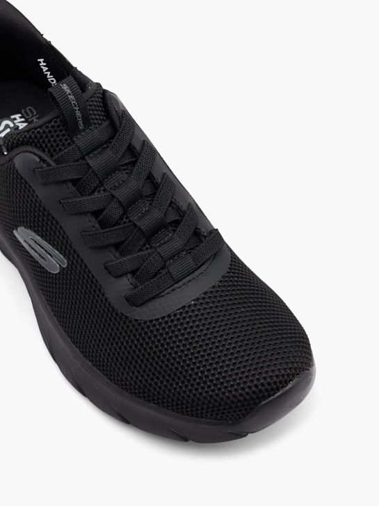 buty do biegania skechers swift fit sole provider slip-on trainer czarny rico