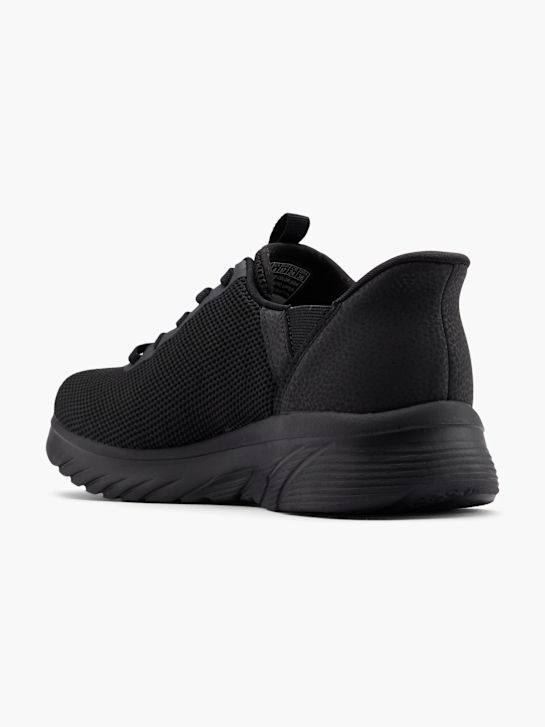buty do biegania skechers swift fit sole provider slip-on trainer czarny rico