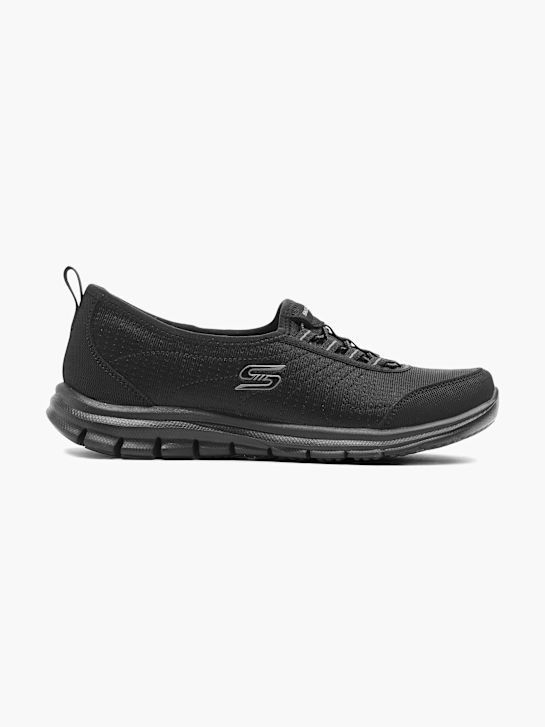 buty do biegania skechers enlivened slip-on trainer czarny rico