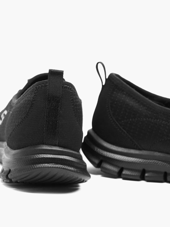 buty do biegania skechers enlivened slip-on trainer czarny rico