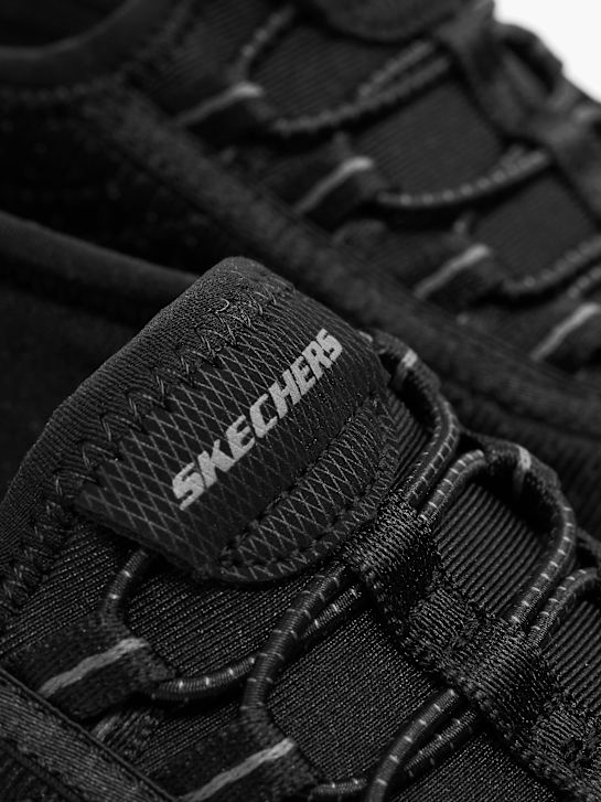 buty do biegania skechers enlivened slip-on trainer czarny rico
