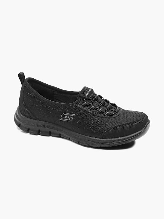 buty do biegania skechers enlivened slip-on trainer czarny rico