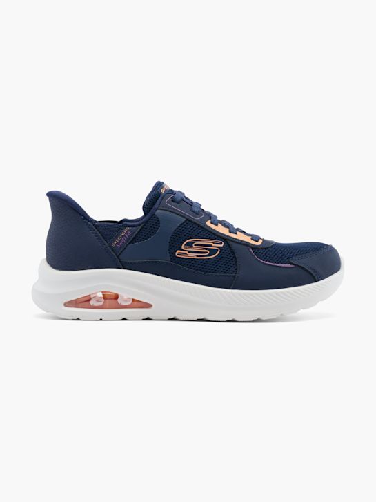 buty do biegania skechers centourist air swift fit slip-on trainer niebieski rico