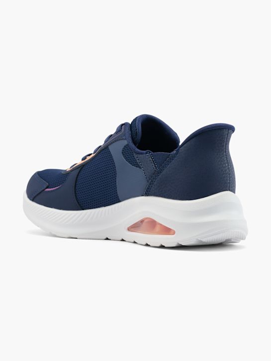 buty do biegania skechers centourist air swift fit slip-on trainer niebieski rico