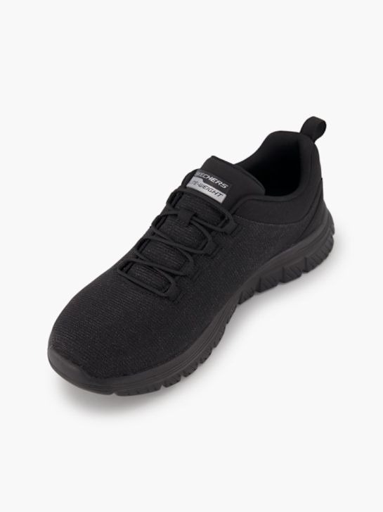 buty do biegania skechers graceful 4.0 slip-on trainer czarne rico
